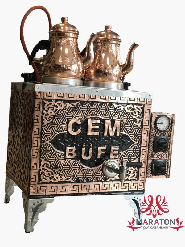 Elektrikli Çay Kazanı Bakır Pleytsiz Çay Makinesi