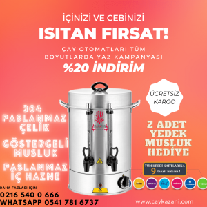 cay-otomati-bardaklik-cayci Çay Makinesi 80 Bardak Çay Otomatı