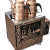 Elektrikli Çay Kazanı Bakır Pleytsiz Çay Makinesi