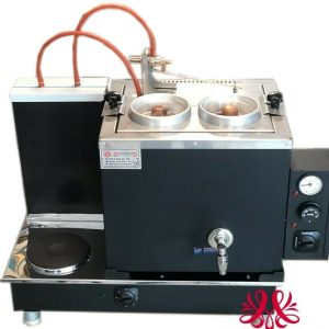 elektrikli-cay-kazani İki Demlikli Elektrikli Statik Boyalı Çay Kazanı