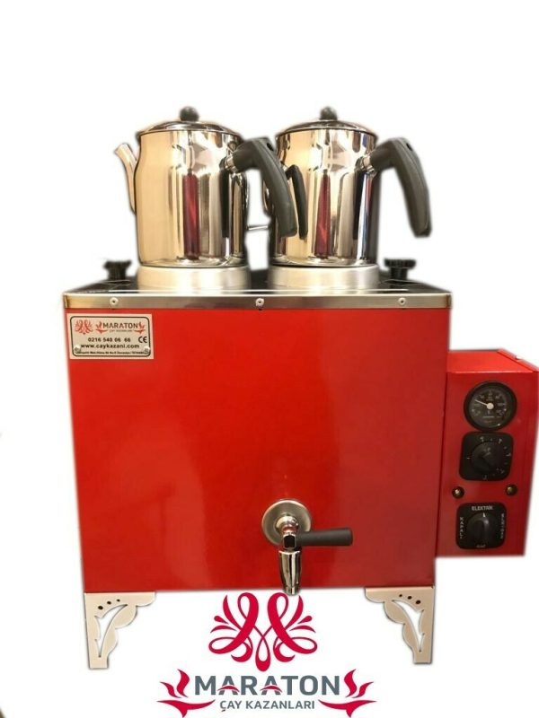 Elektrikli Çay Kazanı İki Demlikli Çay Ocağı