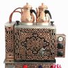 ikili-cay-kazani İki Demlikli Bakır Çay Kazanı