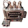 onden-ocakli-kazanlar Üç Demlikli Bakır Çay Kazanı