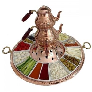 bakir-kahvalti-tepsisi BAKIR KAHVALTI SETİ