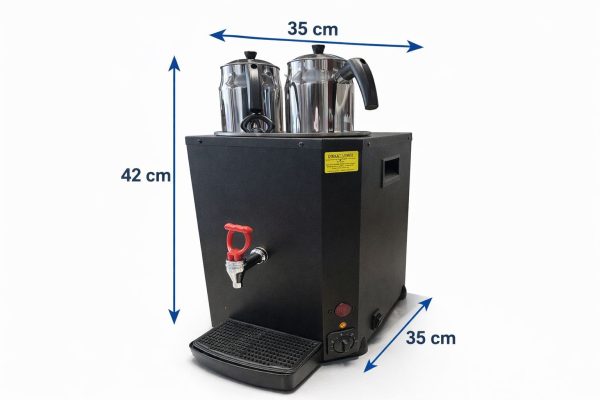 iki-demlik-cafe-icin-cay-kazani 24 Litre İki Demlikli Elektrikli Çay Kazanı | Ofis ve İşletmeler İçin Profesyonel Model