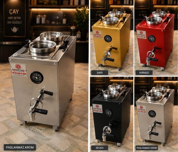 Kompakt Profesyonel Çay Kazanı – Dar Alanlar İçin Güçlü Çözüm